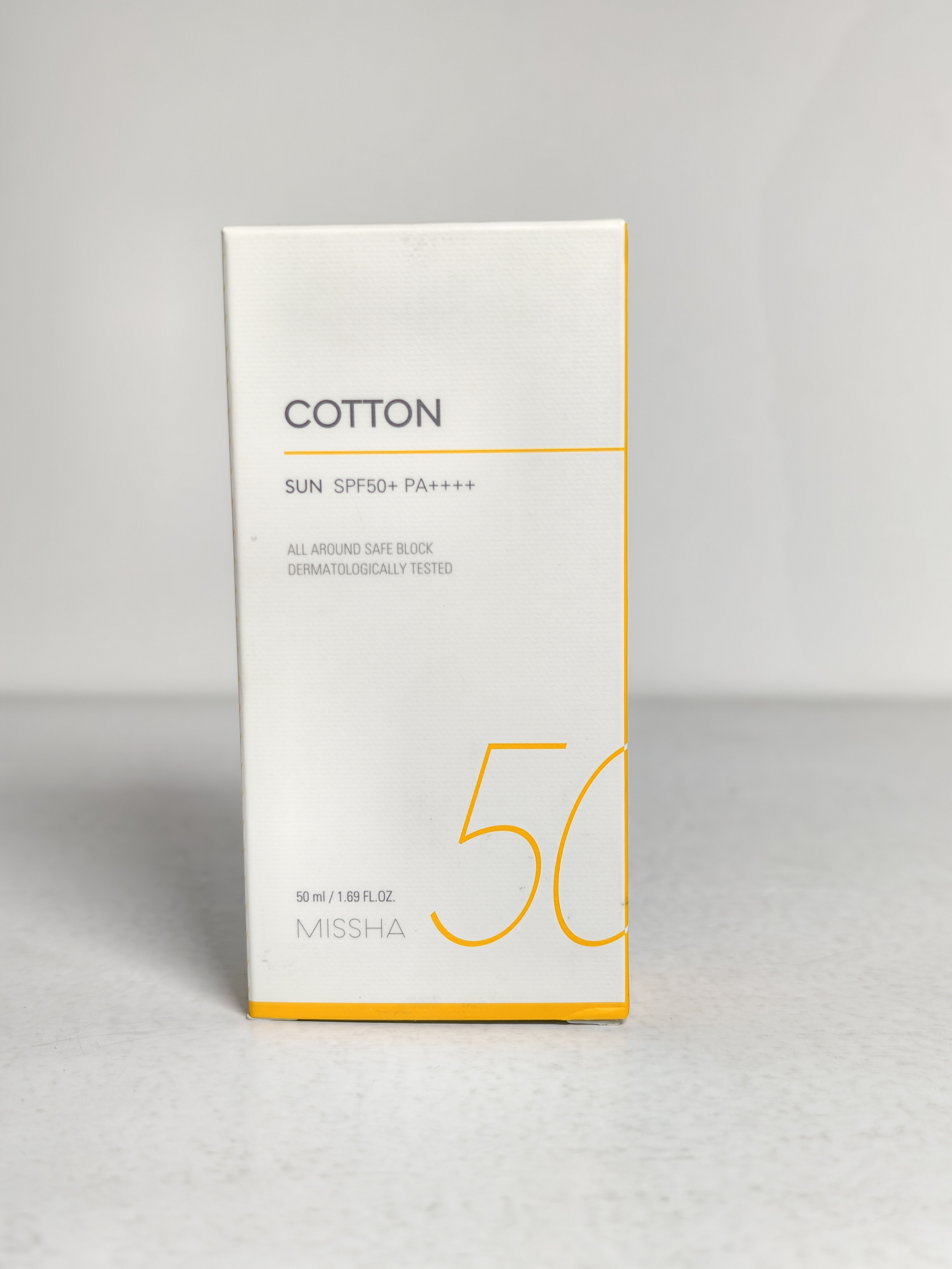 Missha Cotton Sun SPF50+ PA++++ Sunscreen  50ml